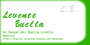 levente buella business card